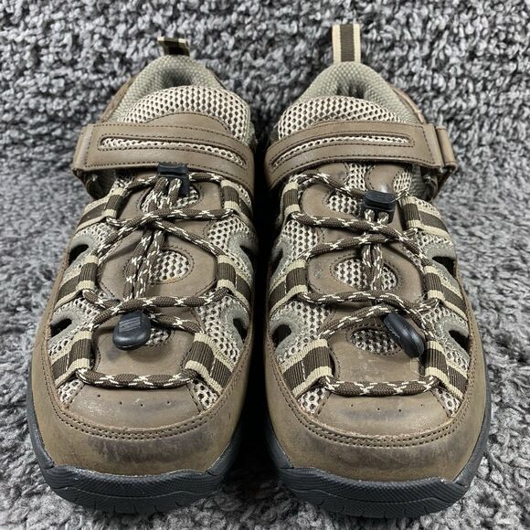 Orthofeet Clearwater Sandals Orthopedic Brown Leather Straps Sz 10.5 2E - Picture 6 of 8